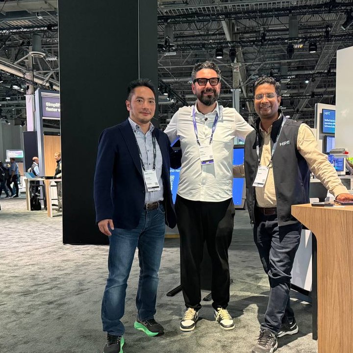 At the HPE virtualization and migration showcase